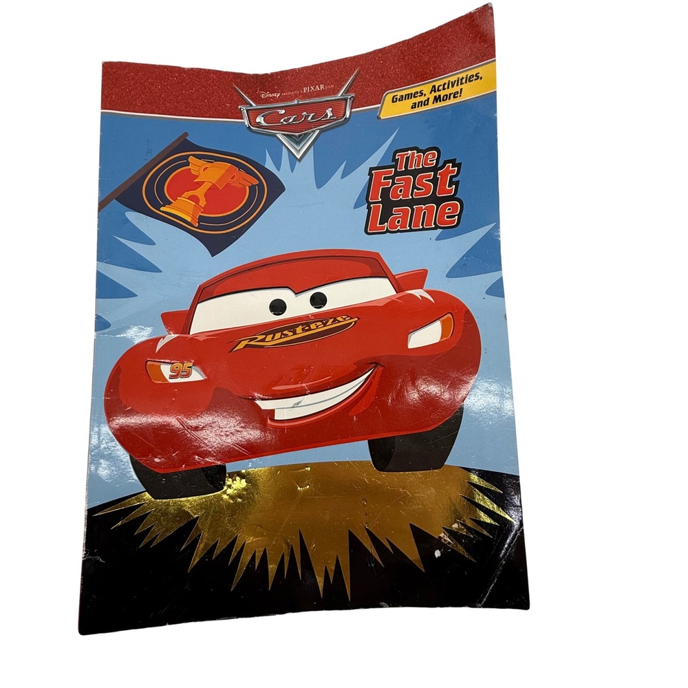Disney Pixar‎ Cars The Fast Lane Activity Book Model Mcqueen Build Fun Games